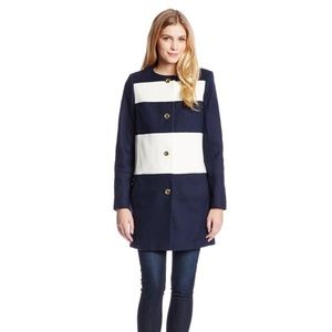 Juicy Couture Womens Collarless Coat size Large